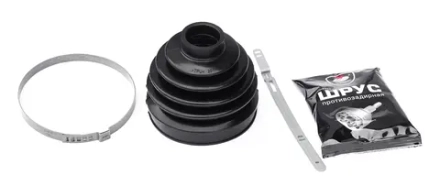 Пыльник шруса ПРОФИ наружный (полиуретан) с хомутами и смазкой "РОСТЕКО"