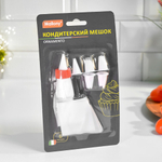 Мешок кондитерский с насадками 6шт "Ornamento"