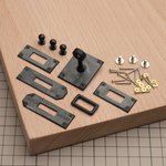 Kelly Depeches 25 // Комплект фурнитуры из нержавеющей стали, цвет черный матовый, с логотипом