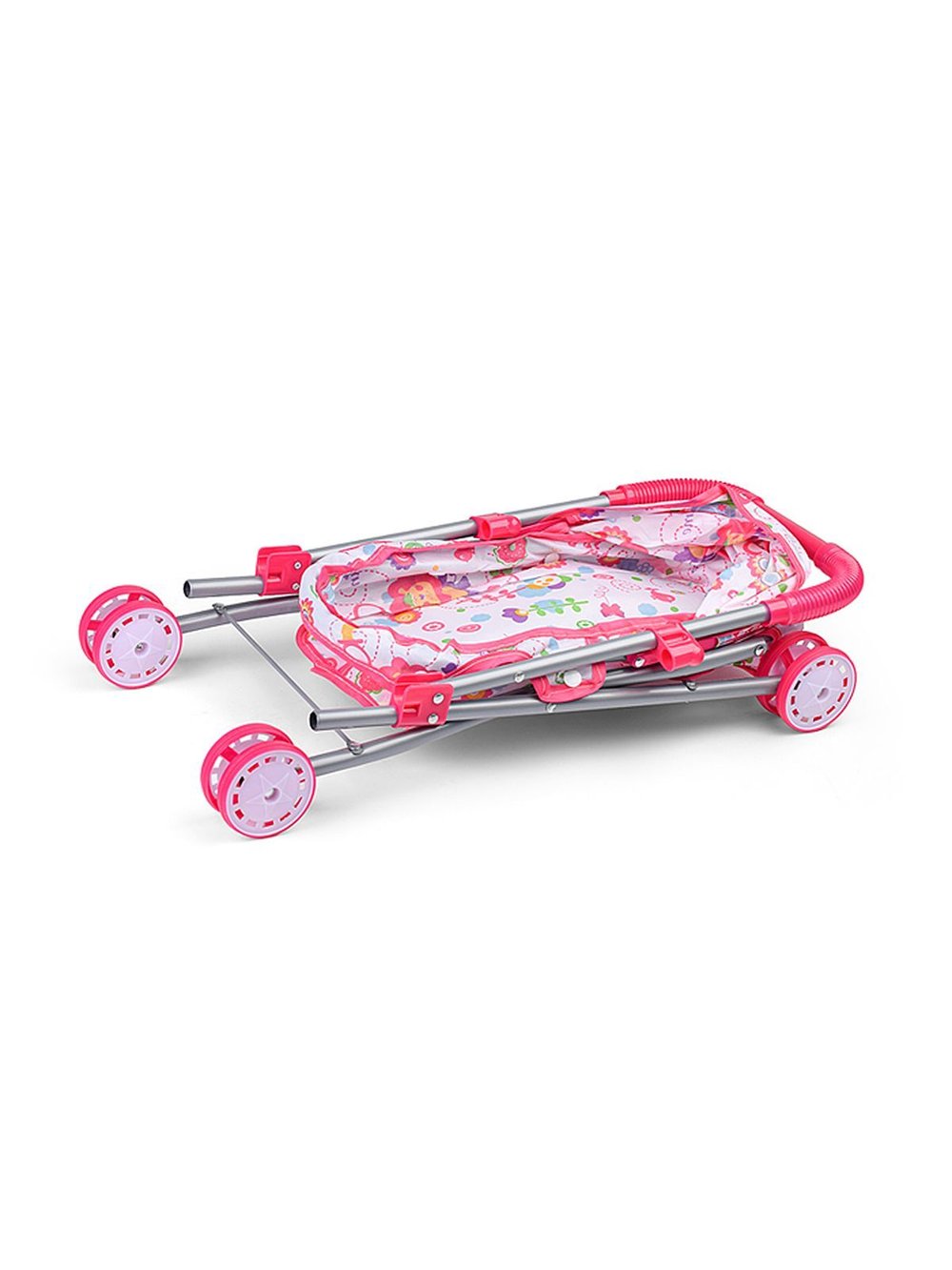 Коляска для кукол металлическая с капюшоном (Y918-6)