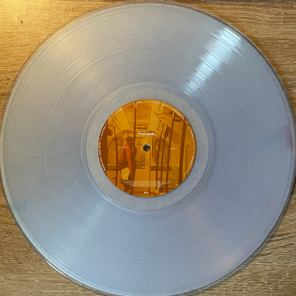 Fred Again / Actual Life 2 (February 2 - October 15 2021)(Clear Vinyl)(LP)
