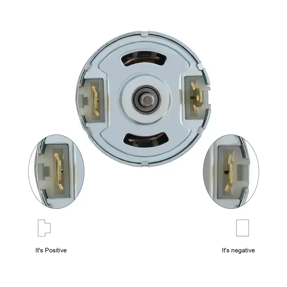 895 беззубчатый DC Motor 12-24V Высокий крутящий момент Регулируемый для электрического инструмента / DIY Небольшая дрель с двойным шарикоподшипником