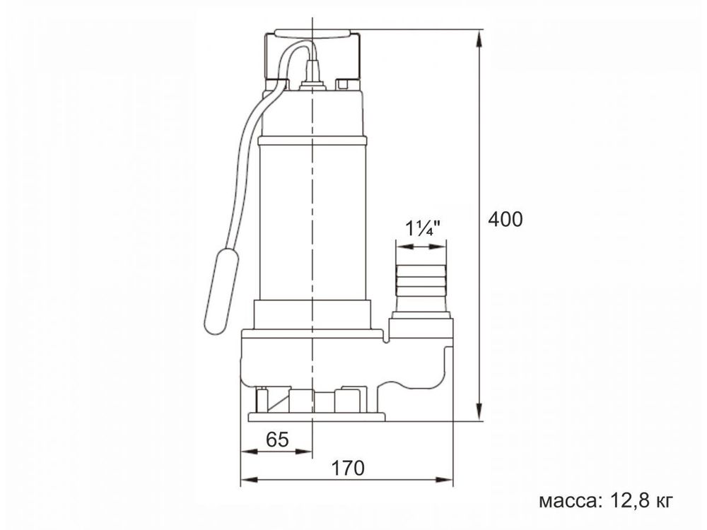 Насос погружной фекальный Marvel 600 FC 150/8 A&P