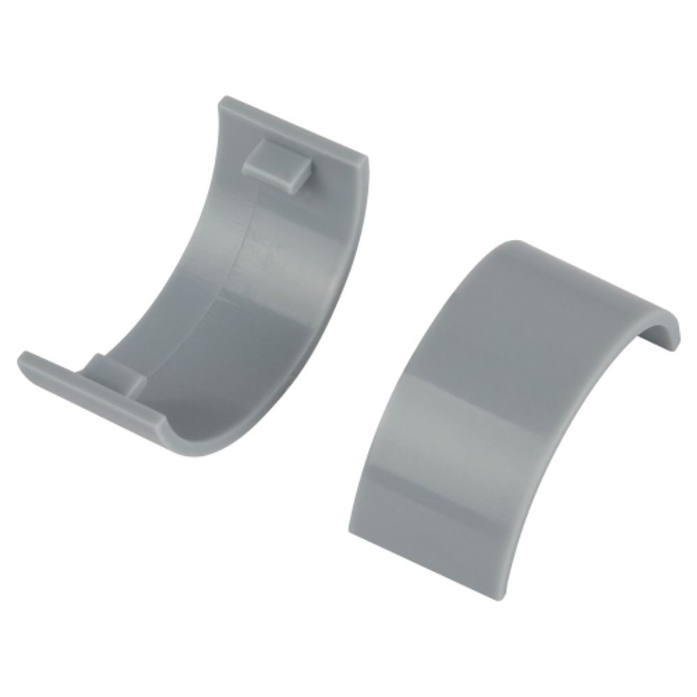 Соединитель ЭРА C-KK-30-13-F на стык для полукруглого кабель-канала серый 30х13мм 2шт/комплект