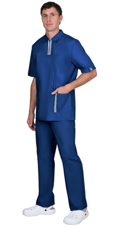 Костюм СИРИУС-ВИКТОР мужской, куртка, брюки, синий