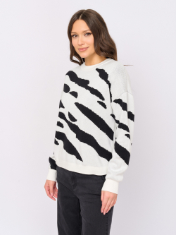 Джемпер из вискозы и хлопка