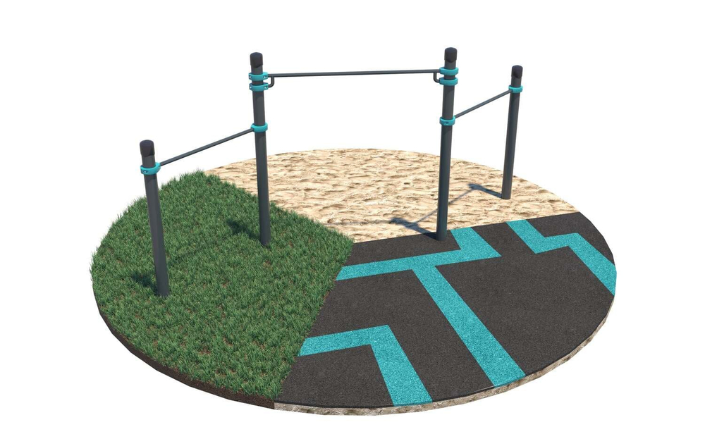 Воркаут-комплекс из 3 турников - Джимбар