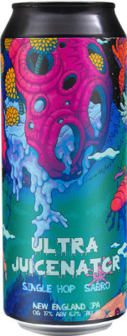 Пиво План Б Ультра Джусинатор Сингл Хоп Сабро / Plan B Ultra Juicenator Single Hop Sabro 0.5 - банка