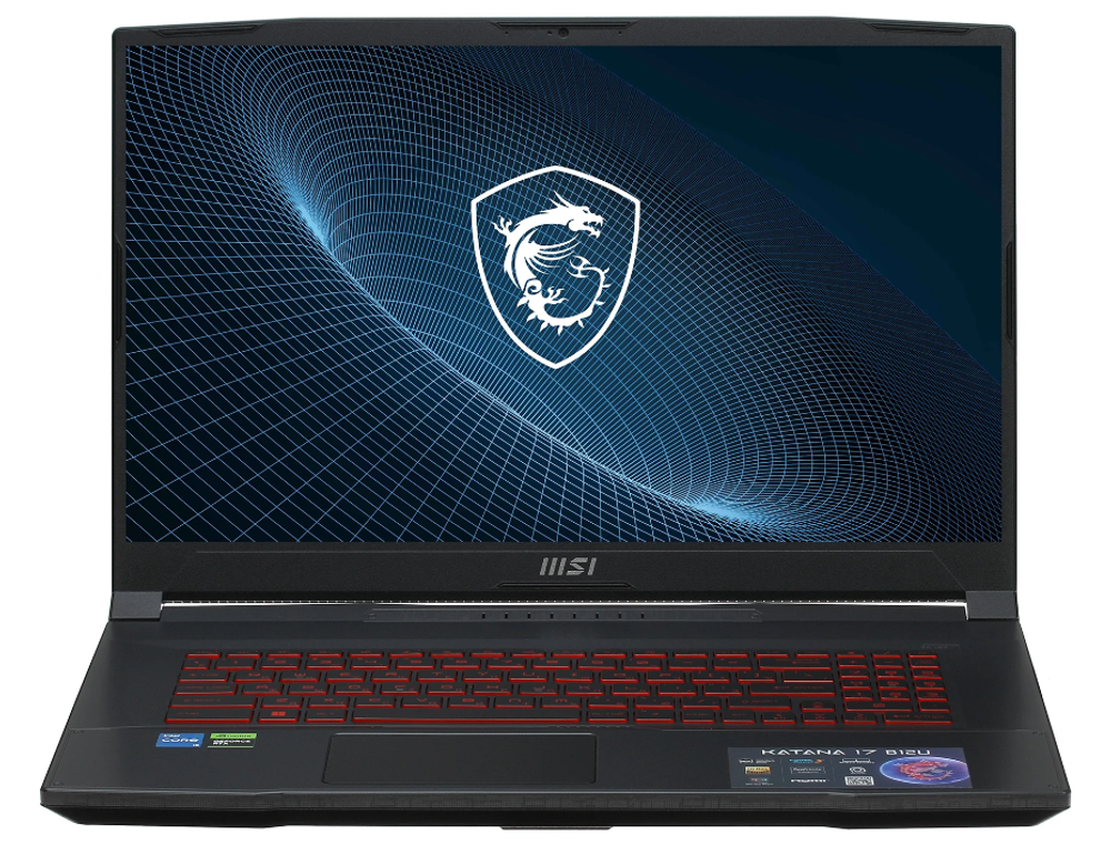 17.3" Ноутбук MSI Katana B12UCR-1024XRU (1920x1080, Intel Core i5-12450H, RAM 8ГБ, SSD 512ГБ, Nvidia GeForce RTX 3050, Win 10 Pro)