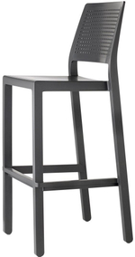 Стул барный пластиковый Scab Design Emi, антрацит