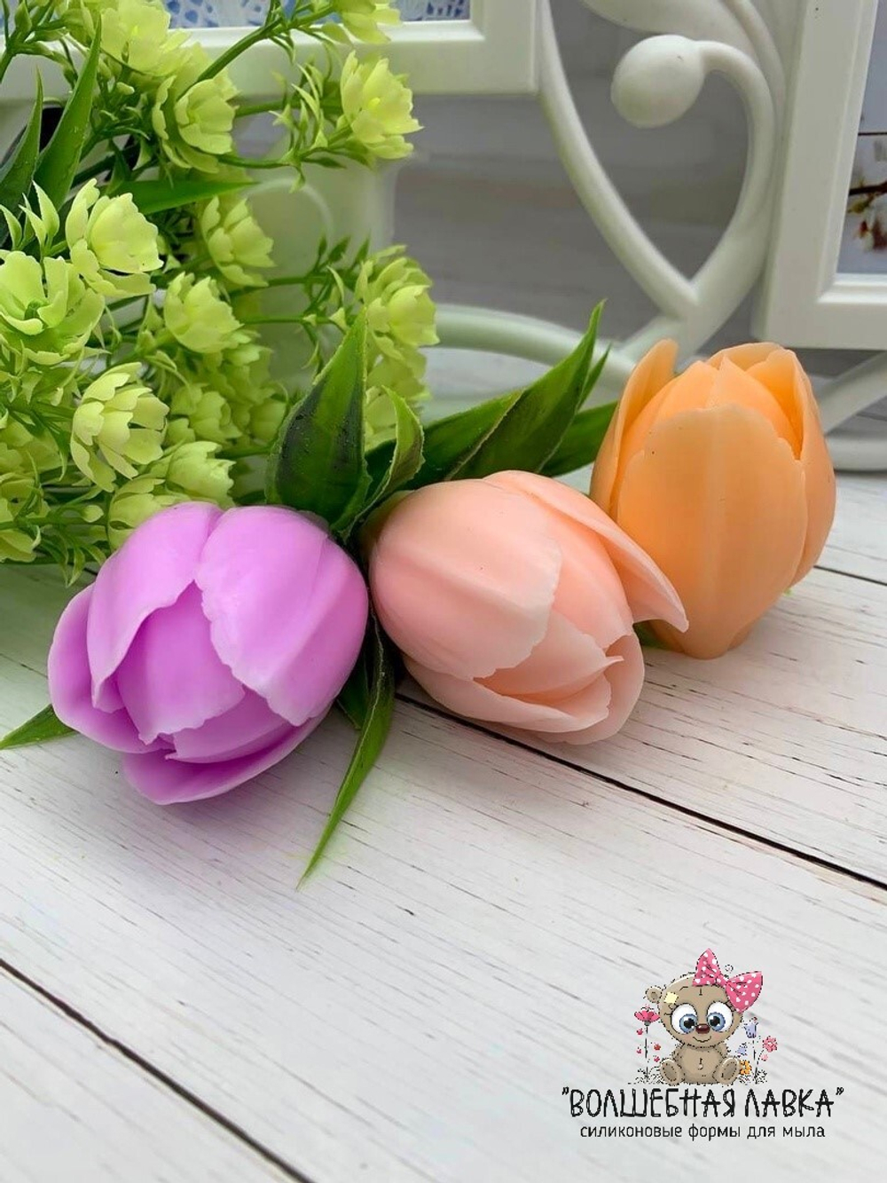 Силиконовая форма Тюльпан