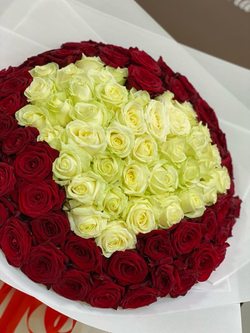 101 Роза Сердце Б-100