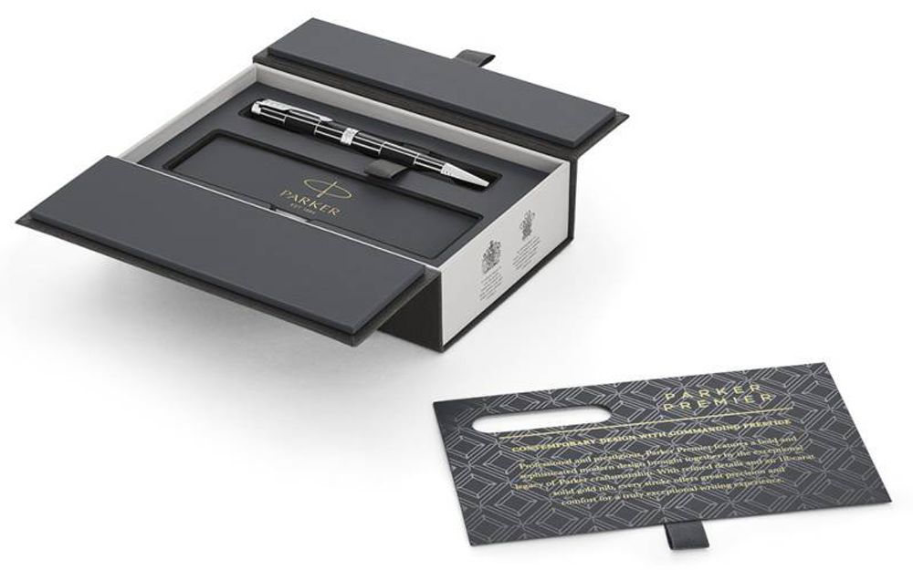 Шариковая ручка Parker Premier K565 Luxury Black CT Mblack (1931404)