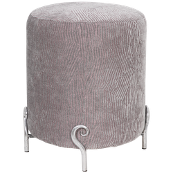 Банкетка Шарман silver-rose Серебро