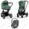 Детская коляска Cybex Priam IV 3 в 1 Leaf Green шасси Matt Black