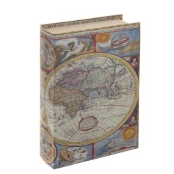 GAEM Шкатулка-книга с замком, L18 W7 H27 см