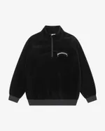 Толстовка Ymkashix Puff велюровая черная