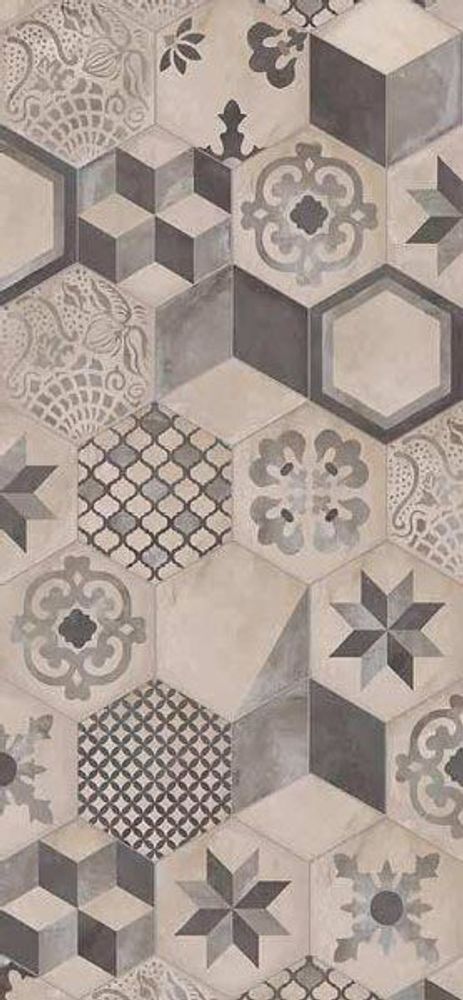 Керамогранит Mix Decori Esagono Vers. F