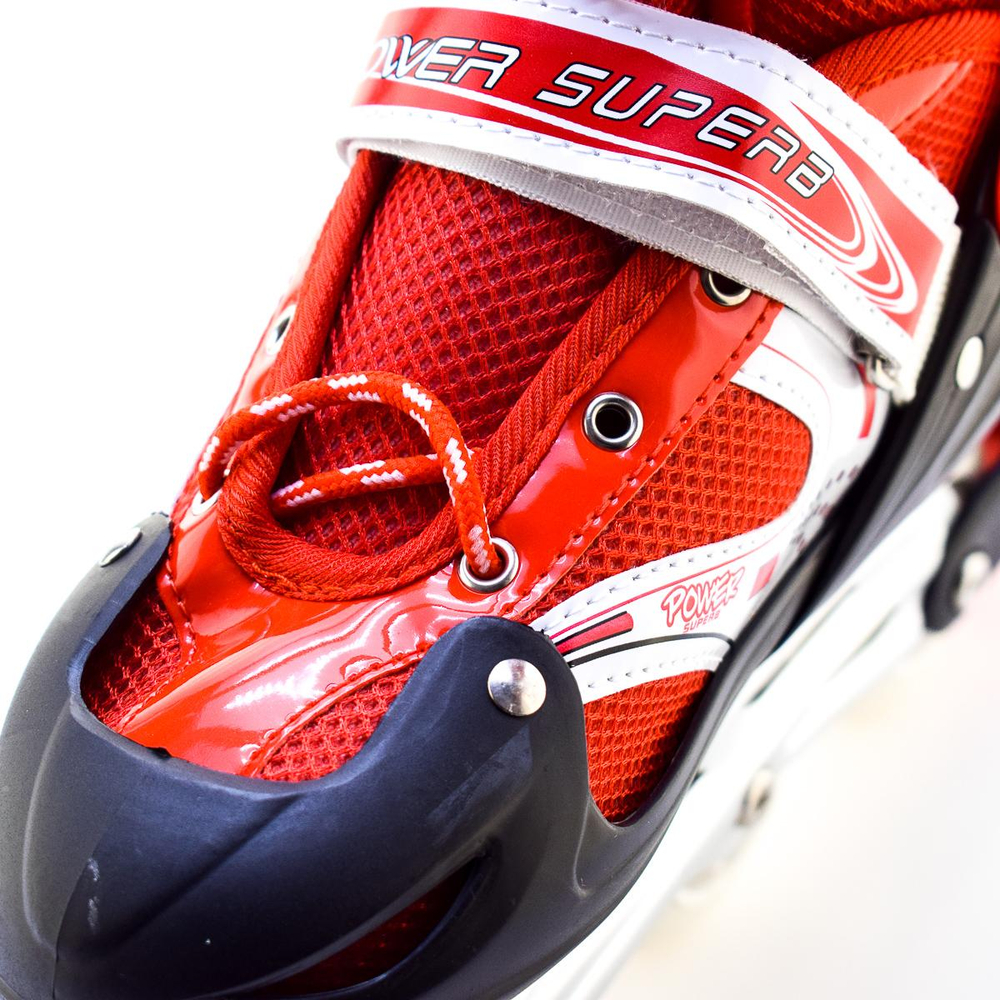 Роликовые коньки, PVC, светится 1 колесо, размер L (39-42), цвета в ассорт