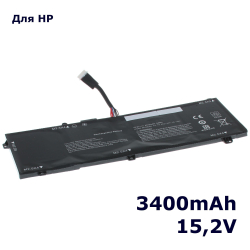 Аккумулятор AnyBatt 3400mAh для ноутбука HP ZBook Studio G3, G4 (ZO04XL) укороченный