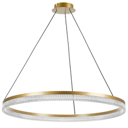 736181 Люстра ROTONDA 51W LED 2808LM 180G ЛАТУНЬ 3000K