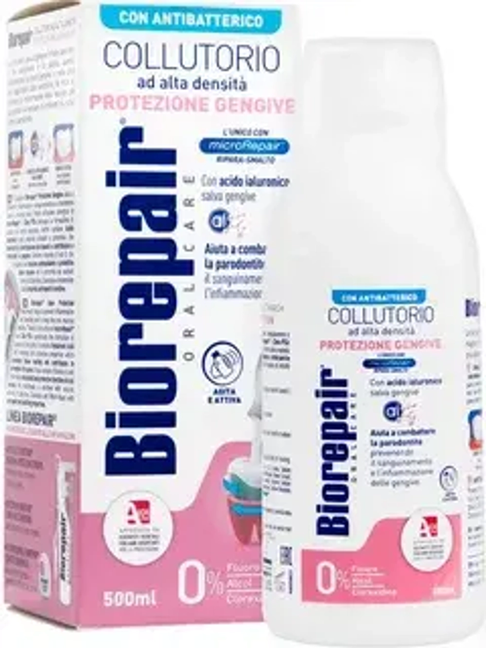Ополаскиватель для полости рта "Уход за деснами" BIOREPAIR Delicate Gums Mouthwash 500 мл