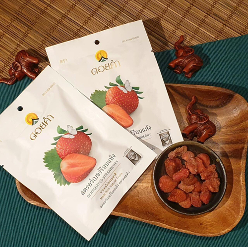 Клубника вяленая Dehydrated Strawberry Doi Kham