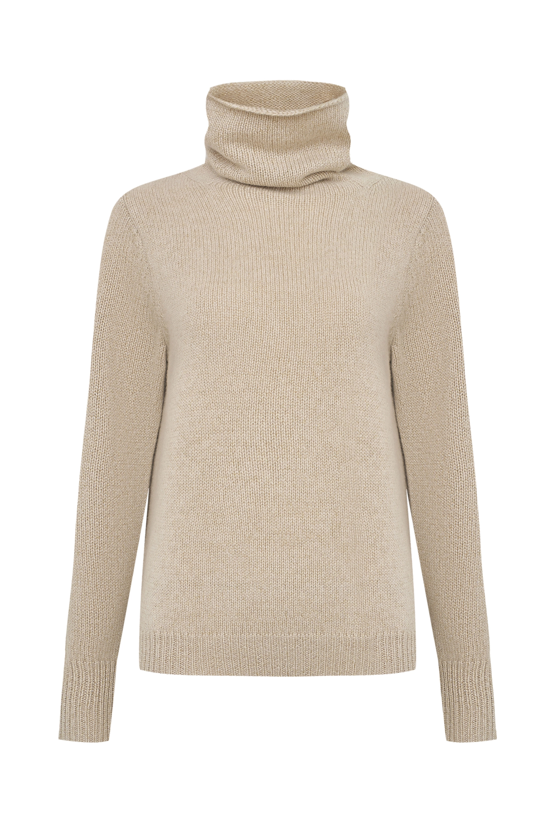 Кашемировая водолазка с люрексом