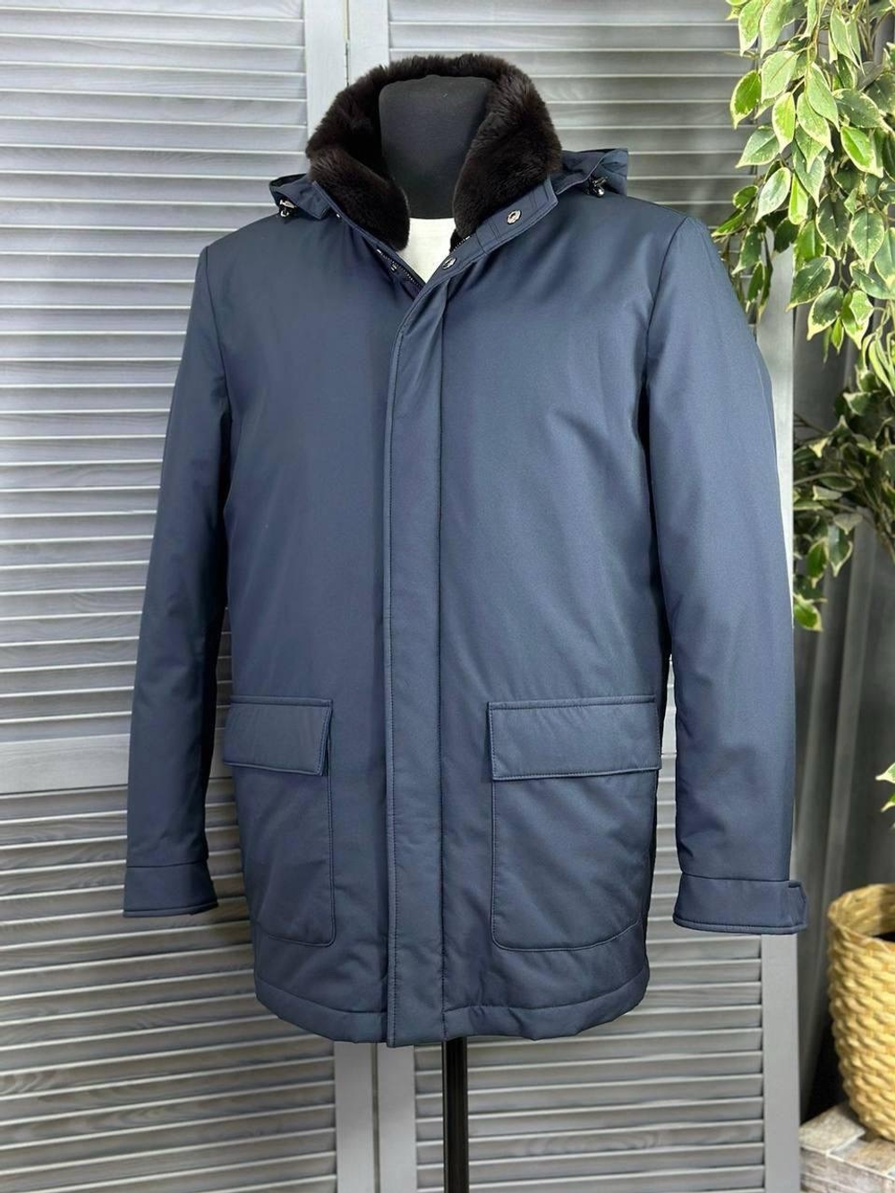 Куртка с натуральным мехом Loro Piana
