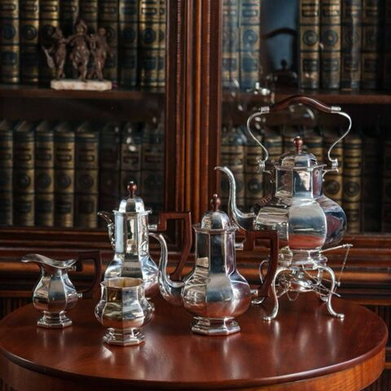 Винтаж: Чайно-Кофейный сервиз с бульоткой