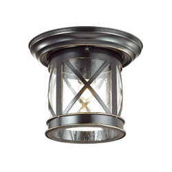 4045/1C NATURE ODL18 701 черный/зол.патина Уличный потолочный светильник IP44 E27 60W 220V SATION