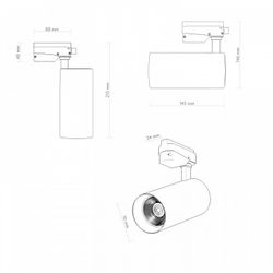 Светильник на штанге Denkirs SOLID KOPER DK6453-BK