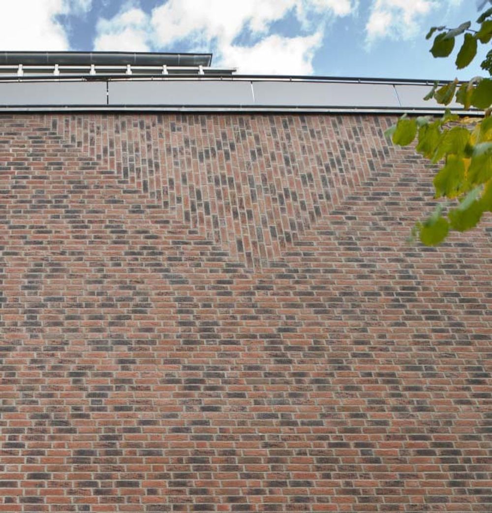 Feldhaus Klinker, K685WDF, sintra ardor nelino, ручная формовка, пустотелый - Клинкерный кирпич