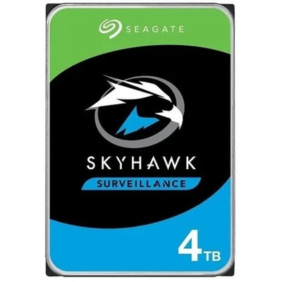 4TB Seagate Skyhawk (ST4000VX016) (Serial ATA III, 5400 rpm, 256mb, для видеонаблюдения)