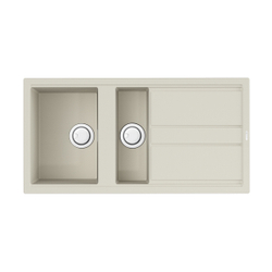 Кухонная мойка Omoikiri Kitagawa 100-2-WH Artceramic/белый