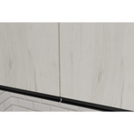 Кухонный угловой гарнитур Амели мега прайм 2700 х 1500 Белый/Дуб бунратти/Дуб грей