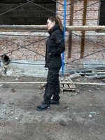 Женская горка Валькирия флис / осень-зима / черный мультикам