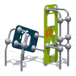 Детский спортивно-игровой комплекс для улицы серия "Сфера" Romana 057.15.00