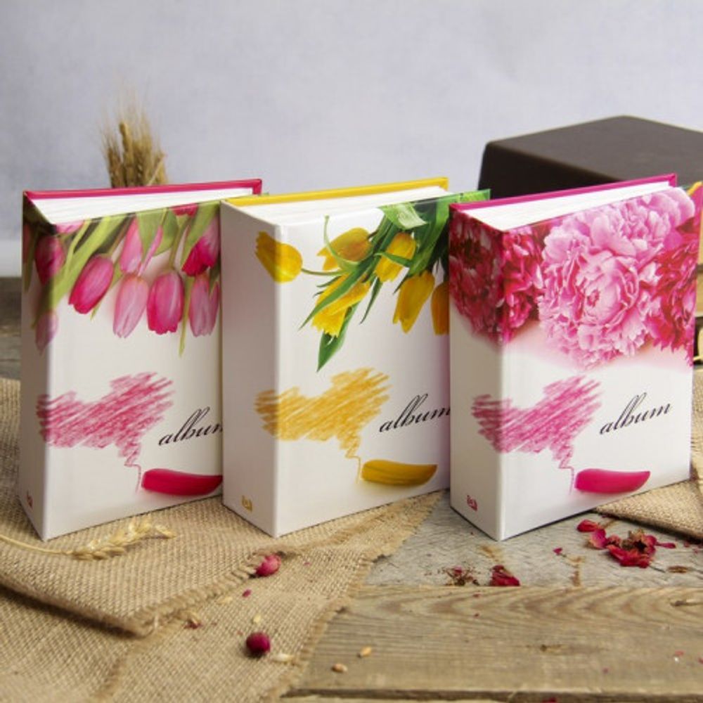 Фотоальбом Image Art IA-200PP серия 001 цветы термосварка 200 фотографий размер 10х15