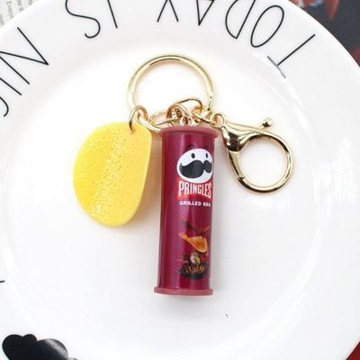 Брелок Pringles grilled bbq, бордовый