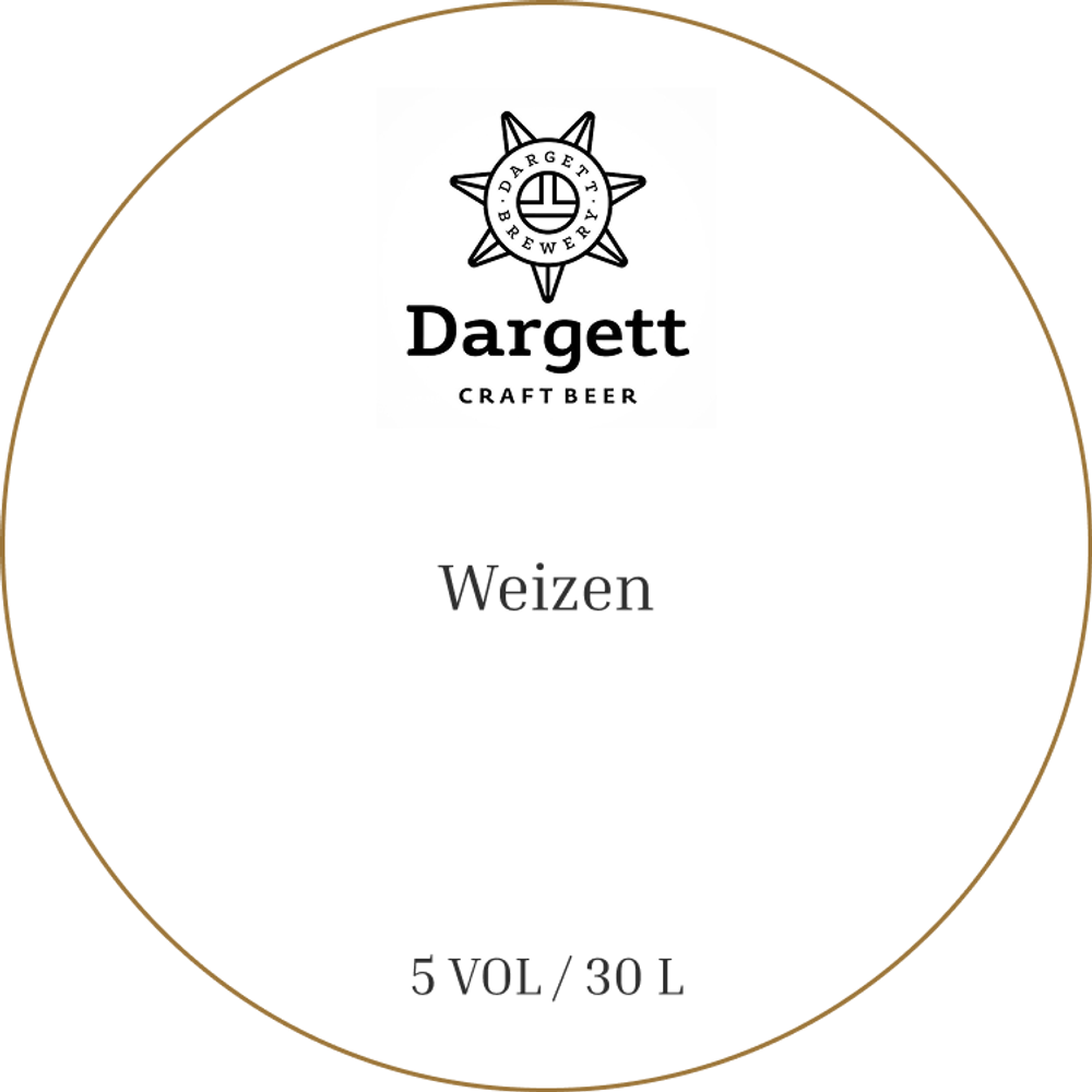 Пиво Даргетт Вайцен / Dargett Weizen 30л - кег