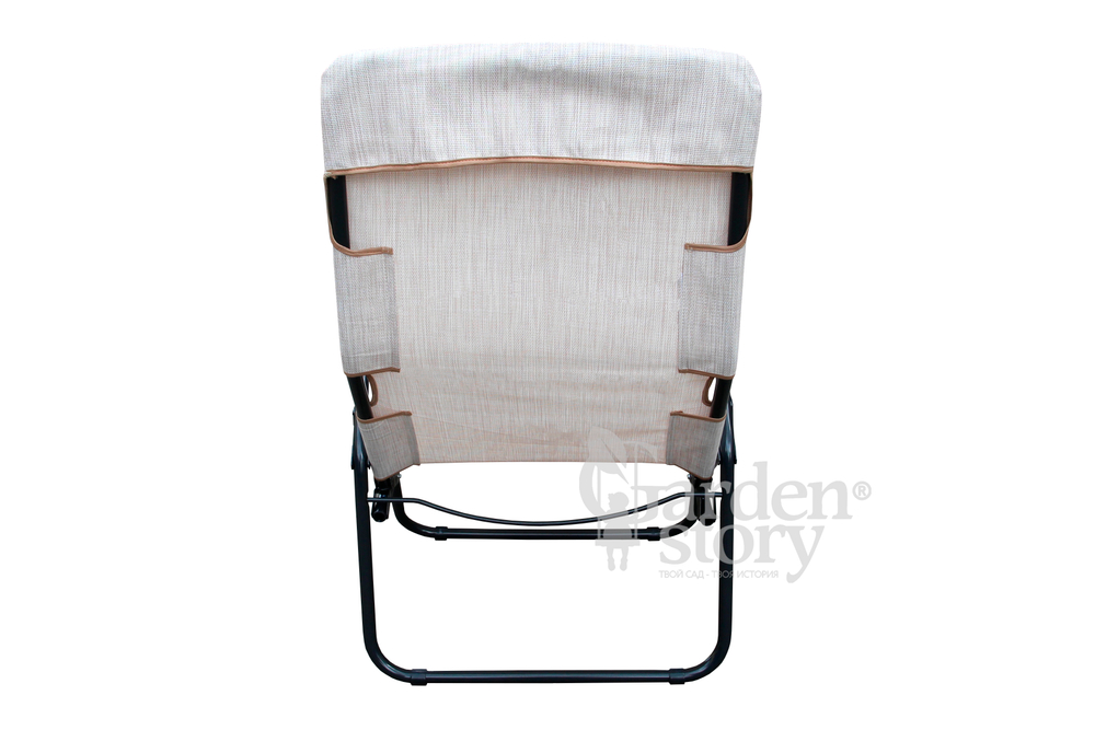 Кресло -шезлонг Лагуна арт.с258 (каркас серый, серый), 1 уп.