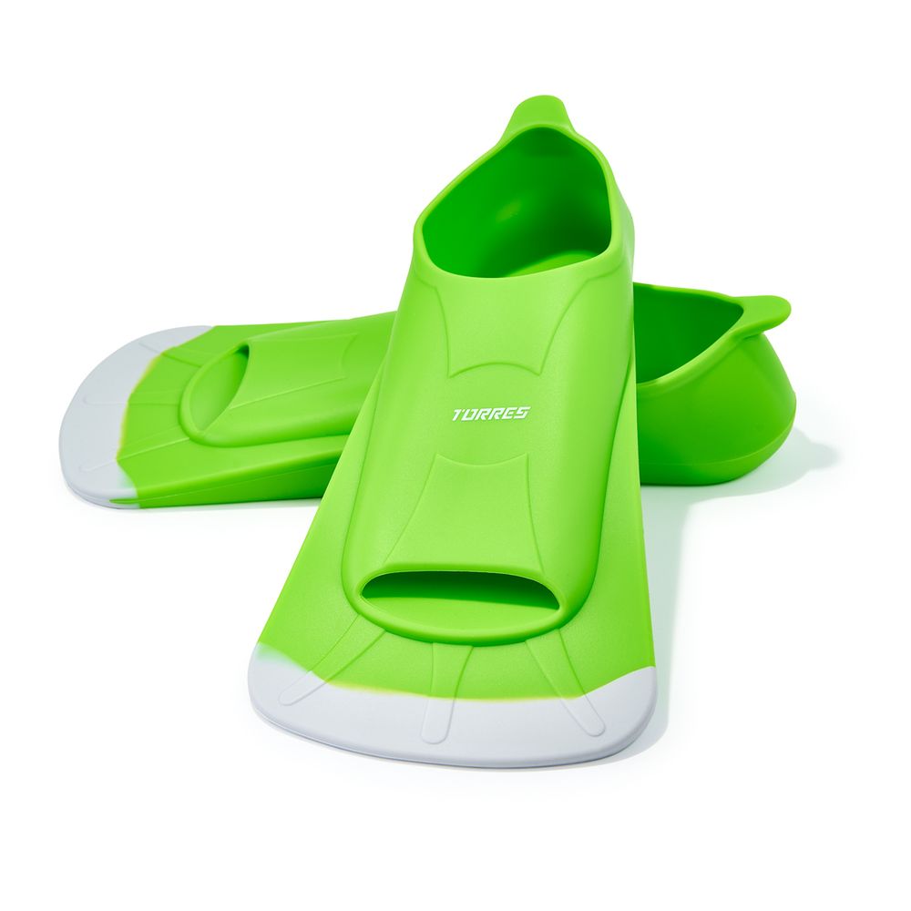 Ласты для бассейна TORRES F02, SWF022403GR, р. EU 38-40 (S), салатово-серый