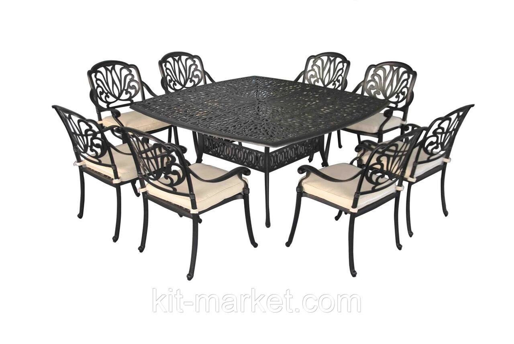 Садовая мебель из литого алюминия Conrad 8, бежевый