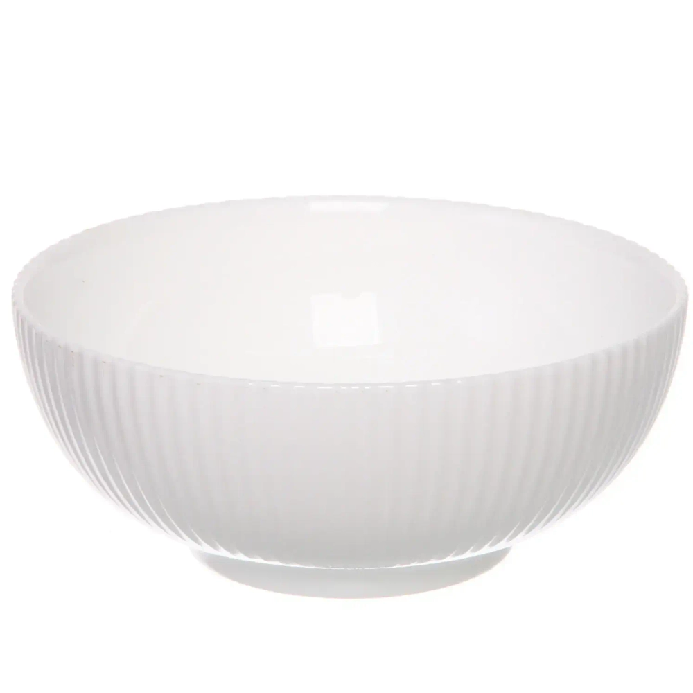 Салатник «White magic» 15*6,5см стеклокерамика Полоса