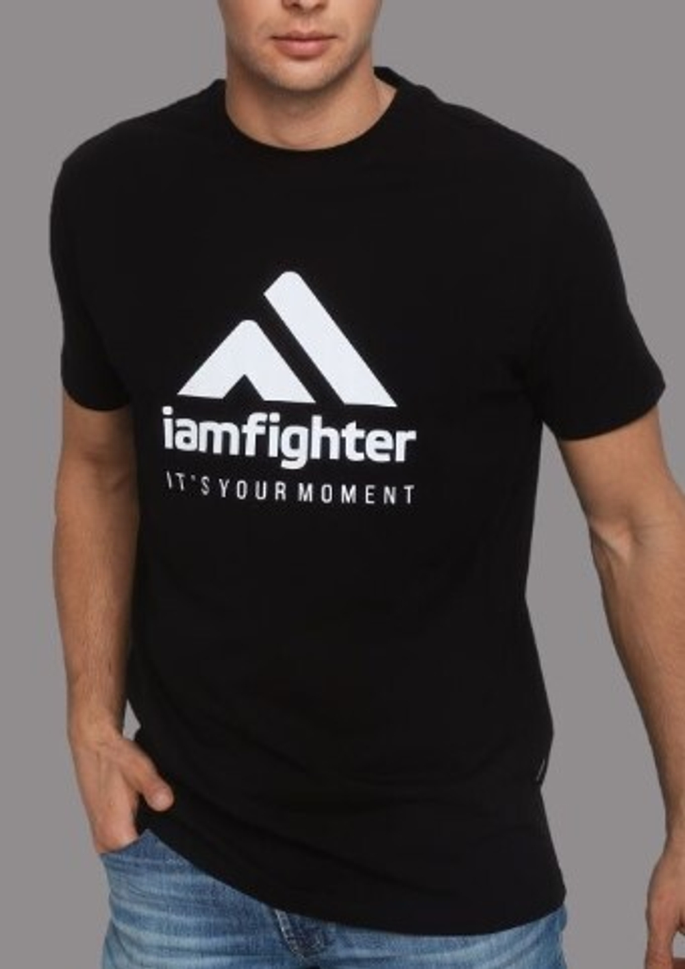 Футболка с лого Iamfighter Черный