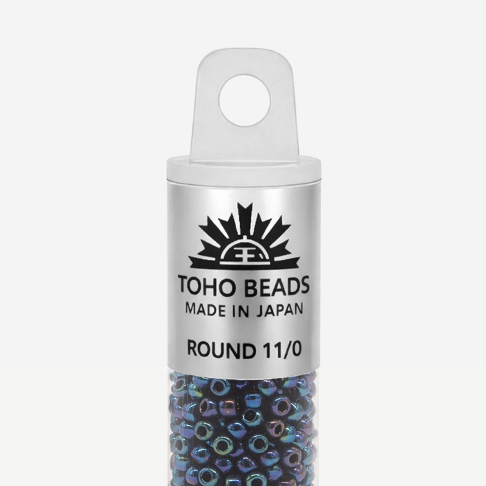Японский бисер TOHO Round 11/0 (№88), металлизированный, непрозрачный глянцевый