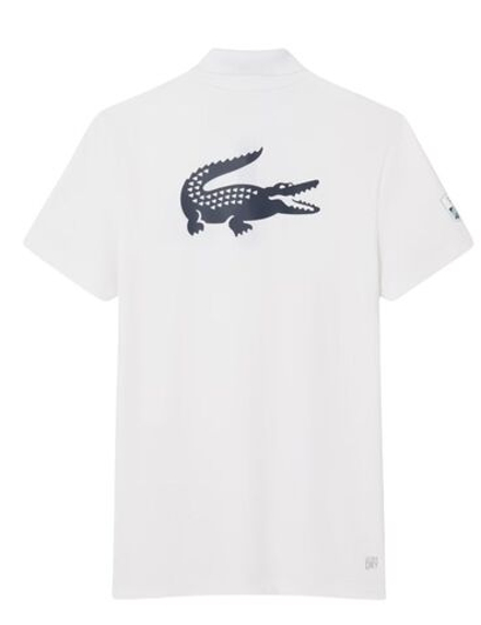 Теннисное поло Lacoste Unisex Rolex Paris Masters Edition Ballboy - white