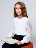 Блузка для девочки школьная нарядная