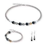 Колье Coeur de Lion Black-Silver 3021/10-1317